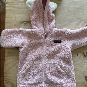 Patagonia Soft Pink Baby Fleece Jacket